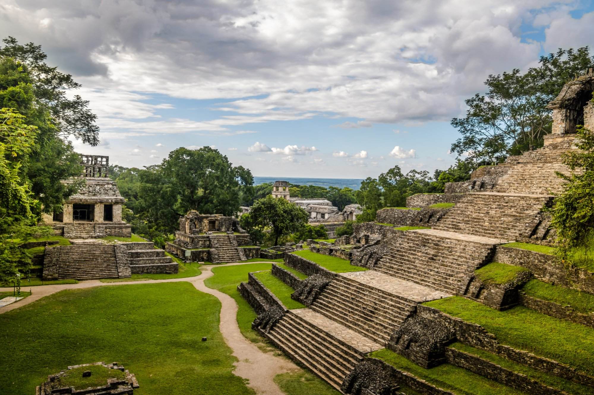 The ruins of tikal, mexico.